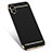 Luxury Metal Frame and Plastic Back Cover M01 for Apple iPhone X Black