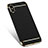 Luxury Metal Frame and Plastic Back Cover M01 for Apple iPhone Xs Black