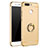 Luxury Metal Frame and Plastic Back Cover with Finger Ring Stand A01 for Huawei Honor 8 Pro Gold