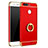 Luxury Metal Frame and Plastic Back Cover with Finger Ring Stand A01 for Huawei Honor 8 Pro Red