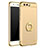 Luxury Metal Frame and Plastic Back Cover with Finger Ring Stand A01 for Huawei Honor 9 Gold