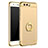 Luxury Metal Frame and Plastic Back Cover with Finger Ring Stand A01 for Huawei Honor 9 Premium Gold