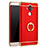 Luxury Metal Frame and Plastic Back Cover with Finger Ring Stand A01 for Huawei Mate 9 Red