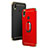 Luxury Metal Frame and Plastic Back Cover with Finger Ring Stand A01 for Huawei P Smart+ Plus