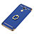 Luxury Metal Frame and Plastic Back Cover with Finger Ring Stand A01 for Huawei Y7 Prime