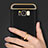 Luxury Metal Frame and Plastic Back Cover with Finger Ring Stand A01 for Samsung Galaxy S8