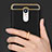 Luxury Metal Frame and Plastic Back Cover with Finger Ring Stand A01 for Xiaomi Redmi Note 3 MediaTek