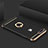 Luxury Metal Frame and Plastic Back Cover with Finger Ring Stand A05 for Apple iPhone 8 Plus