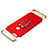 Luxury Metal Frame and Plastic Back Cover with Finger Ring Stand and Lanyard for Huawei Honor Play 7X