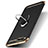 Luxury Metal Frame and Plastic Back Cover with Finger Ring Stand and Lanyard for Huawei Honor V10