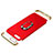 Luxury Metal Frame and Plastic Back Cover with Finger Ring Stand and Lanyard for Huawei Honor V10