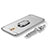 Luxury Metal Frame and Plastic Back Cover with Finger Ring Stand and Lanyard for Huawei Mate 9 Lite Silver