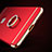 Luxury Metal Frame and Plastic Back Cover with Finger Ring Stand F02 for Apple iPhone Xs Max Red