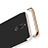 Luxury Metal Frame and Plastic Back Cover with Finger Ring Stand for Huawei Nova 2i Black