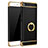 Luxury Metal Frame and Plastic Back Cover with Finger Ring Stand for Xiaomi Mi 5S Black