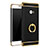 Luxury Metal Frame and Plastic Back Cover with Finger Ring Stand for Xiaomi Mi Note 2 Black