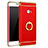 Luxury Metal Frame and Plastic Back Cover with Finger Ring Stand for Xiaomi Mi Note 2 Special Edition Red