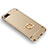 Luxury Metal Frame and Plastic Back Cover with Finger Ring Stand for Xiaomi Mi Note 3 Gold