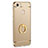 Luxury Metal Frame and Plastic Back Cover with Finger Ring Stand for Xiaomi Redmi Y1 Gold