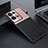 Luxury Metal Frame and Silicone Back Cover Case for Oppo Reno9 5G Rose Gold