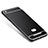 Luxury Metal Frame and Silicone Back Cover Case M01 for Xiaomi Mi 4C Black
