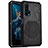 Luxury Metal Frame and Silicone Back Cover Case T01 for Huawei Honor 20 Pro Black