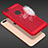 Mesh Hole Hard Rigid Case Back Cover for Apple iPhone 8 Plus Red