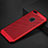 Mesh Hole Hard Rigid Case Back Cover for Apple iPhone 8 Plus Red