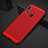 Mesh Hole Hard Rigid Snap On Case Cover for Huawei P30 Lite New Edition Red