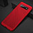 Mesh Hole Hard Rigid Snap On Case Cover for Samsung Galaxy S10 5G Red