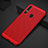 Mesh Hole Hard Rigid Snap On Case Cover P01 for Huawei Nova 4e Red