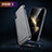 Mesh Hole Silicone and Plastic Case Back Cover for Apple iPhone Xs Max Black