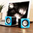 Mini Speaker Wired Portable Stereo Super Bass Loudspeaker W04