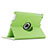 Rotating Stands Flip Leather Case for Apple iPad 3 Green