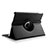 Rotating Stands Flip Leather Case for Apple iPad Air 2 Black