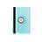 Rotating Stands Flip Leather Case for Apple iPad Mini 3 Sky Blue