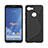 S-Line Transparent Gel Soft Case for Google Pixel 3 Black