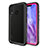 Silicone and Plastic Waterproof Cover Case 360 Degrees Underwater Shell for Huawei P20 Lite Red