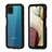 Silicone and Plastic Waterproof Cover Case 360 Degrees Underwater Shell for Samsung Galaxy A12 Nacho Black