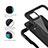 Silicone and Plastic Waterproof Cover Case 360 Degrees Underwater Shell for Samsung Galaxy A12 Nacho Black