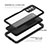 Silicone and Plastic Waterproof Cover Case 360 Degrees Underwater Shell for Samsung Galaxy F02S SM-E025F Black