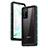 Silicone and Plastic Waterproof Cover Case 360 Degrees Underwater Shell for Samsung Galaxy Note 20 5G Cyan