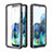 Silicone and Plastic Waterproof Cover Case 360 Degrees Underwater Shell W01 for Samsung Galaxy S20 Plus Black