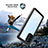 Silicone and Plastic Waterproof Cover Case 360 Degrees Underwater Shell W01 for Samsung Galaxy S20 Plus Black