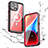 Silicone and Plastic Waterproof Cover Case 360 Degrees Underwater Shell with Mag-Safe Magnetic for Apple iPhone 13 Pro