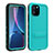 Silicone and Plastic Waterproof Cover Case 360 Degrees Underwater Shell with Stand for Apple iPhone 11 Pro