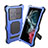 Silicone and Plastic Waterproof Cover Case 360 Degrees Underwater Shell with Stand for Samsung Galaxy S21 Ultra 5G