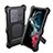 Silicone and Plastic Waterproof Cover Case 360 Degrees Underwater Shell with Stand for Samsung Galaxy S21 Ultra 5G