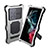 Silicone and Plastic Waterproof Cover Case 360 Degrees Underwater Shell with Stand for Samsung Galaxy S21 Ultra 5G