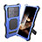 Silicone and Plastic Waterproof Cover Case 360 Degrees Underwater Shell with Stand for Samsung Galaxy S24 Ultra 5G